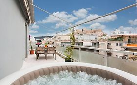 Lovely Apt W/Heated Jacuzzi &Full Acropolis View