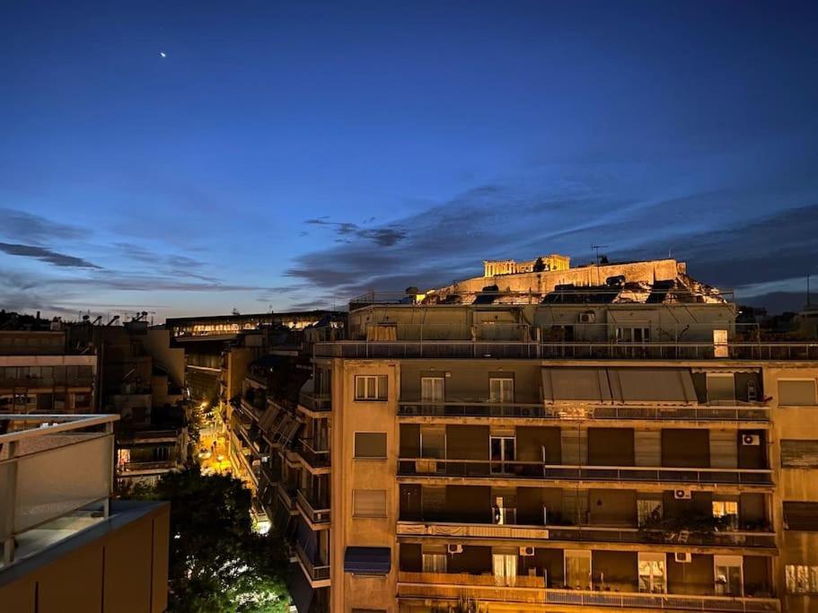 Lovely Apt W/Heated Jacuzzi &Full Acropolis View Apartment Athens Exterior photo