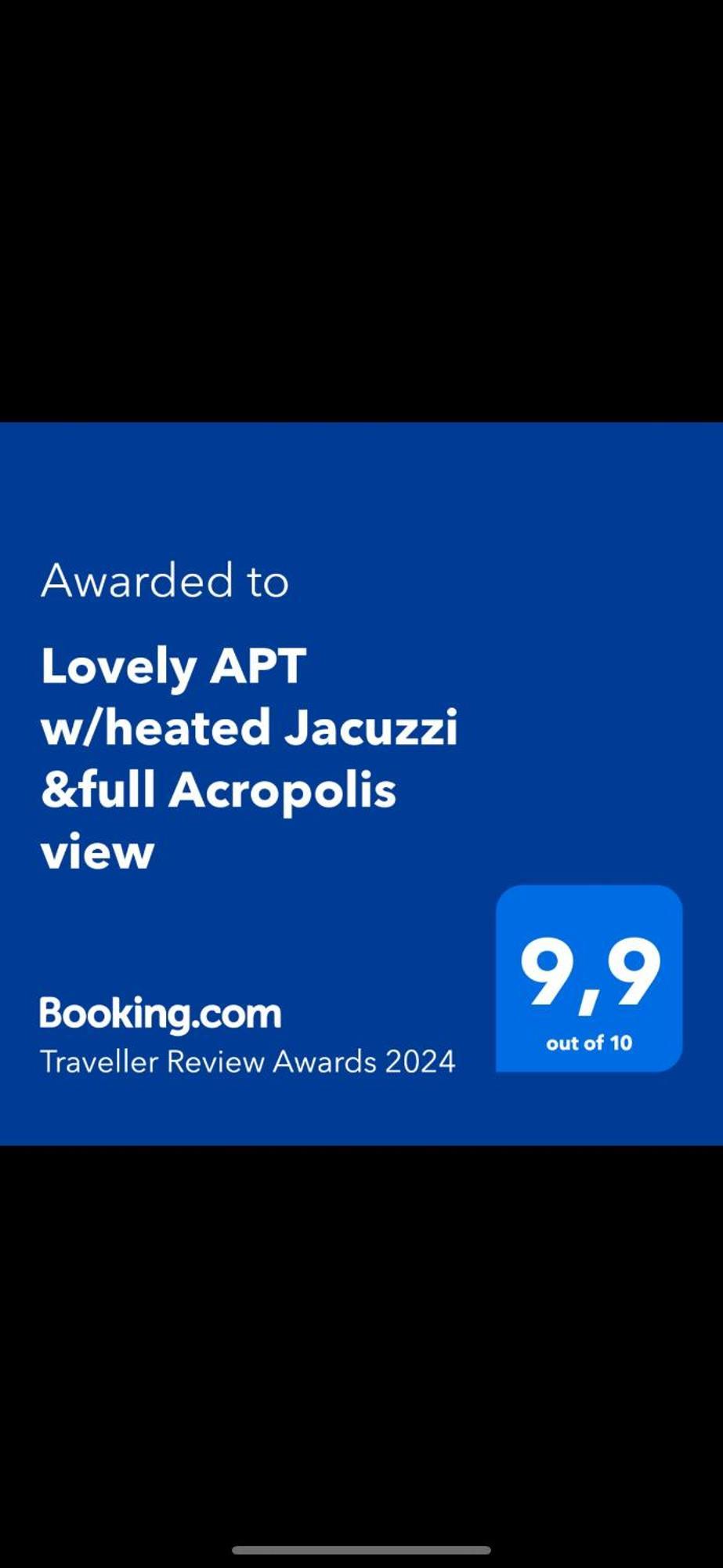 Lovely Apt W/Heated Jacuzzi &Full Acropolis View Athens Exterior photo