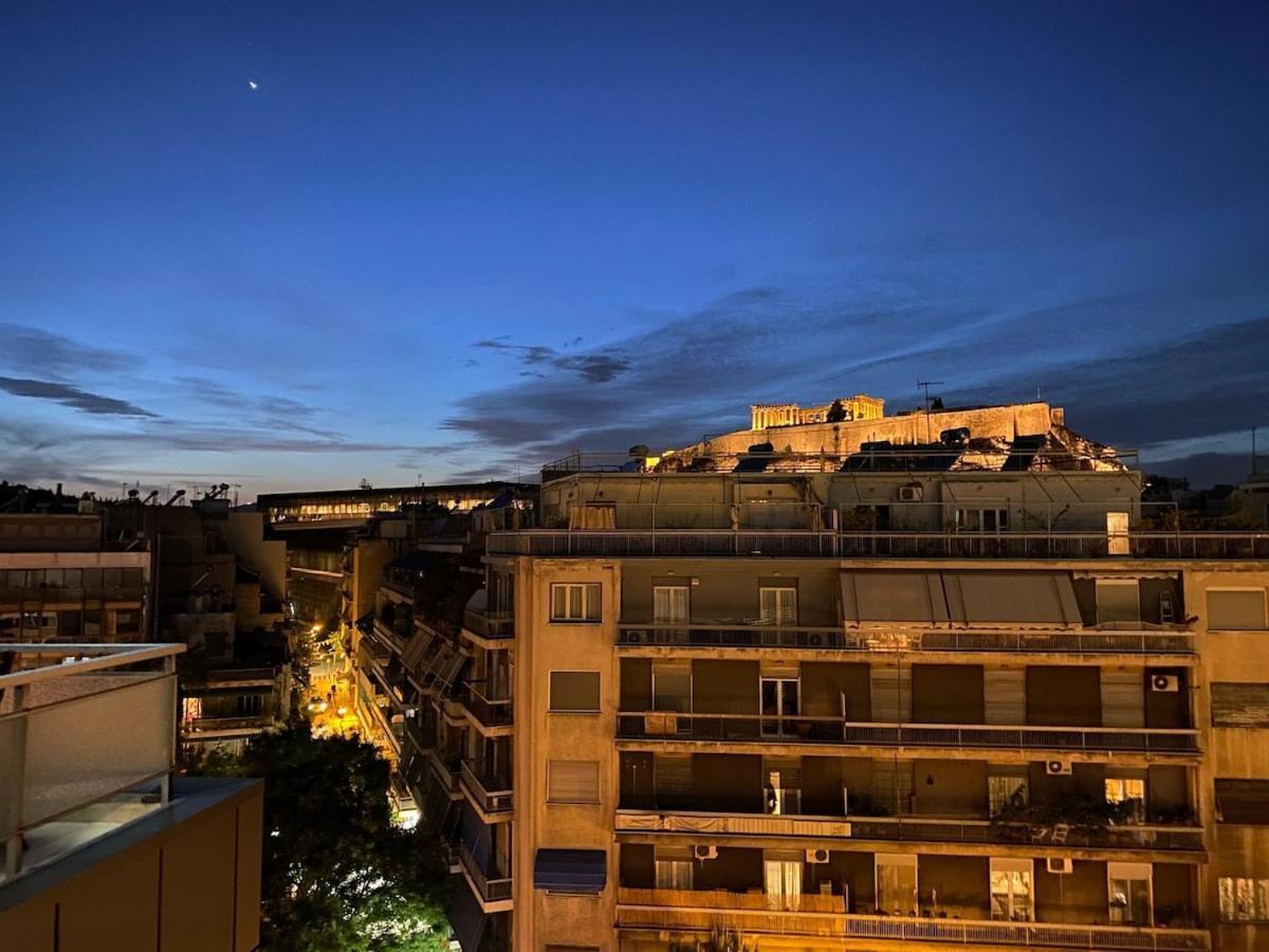 Lovely Apt W/Heated Jacuzzi &Full Acropolis View Apartment Athens Exterior photo