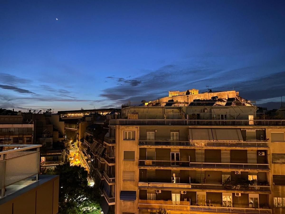 Lovely Apt W/Heated Jacuzzi &Full Acropolis View Athens Exterior photo
